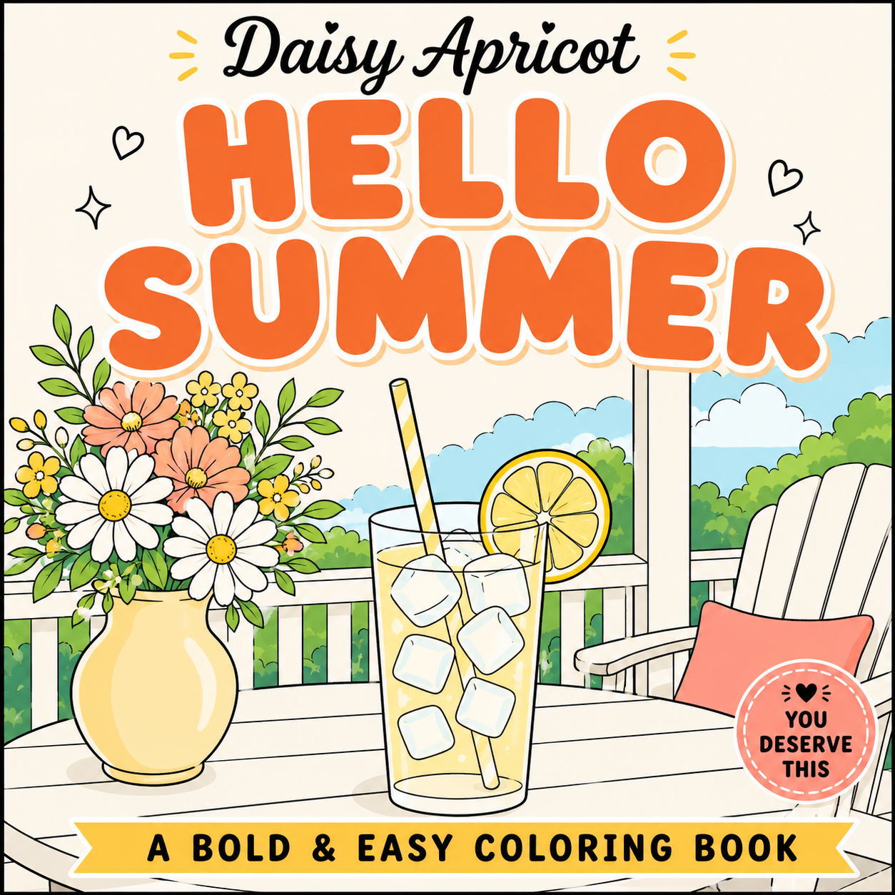 Hello Summer coloring book