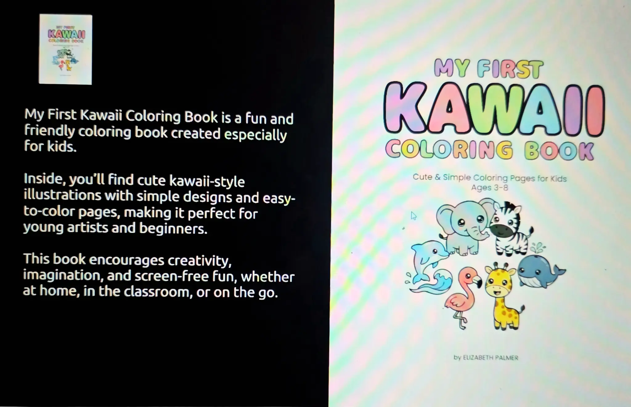 My First Kawaii Coloring Book